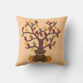 Herfst Teddy Bear Sierkussen Home Decor (Achterkant)