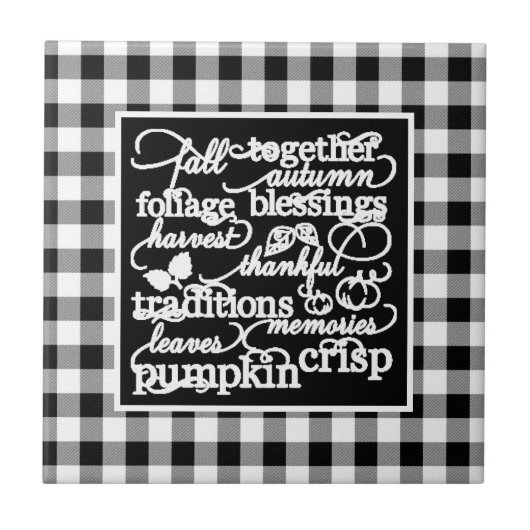 Herfst Tegeltje (Voorkant)