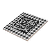 Herfst Tegeltje (Zijkant)