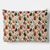 Herfst terra cotta en salie bladeren patroon etui (Achterkant)