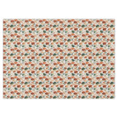 Herfst terra cotta en salie bladeren patroon tafelkleed (Voorkant (Horizontaal))