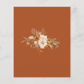 Herfst terracotta Advies en wensen vrijgezellenfee (Achterkant)