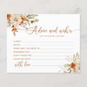 Herfst terracotta Advies en wensen vrijgezellenfee (Voorkant)