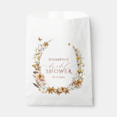 Herfst Terracotta Bloem Bruidsdouche Bedankzakje (Voorkant)