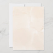 Herfst Terracotta en Burgundy Floral Wedding Kaart (Achterkant)