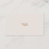 Herfst Terracotta Modern Wedding RSVP Kaart (Achterkant)