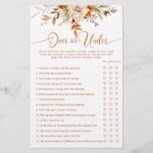 Herfst terracotta over of onder vrijgezellenfeest  (Voorkant)