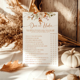 Herfst terracotta over of onder vrijgezellenfeest 