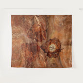 Herfst Terracotta Sinaasappel Sunset Tapestry Wandkleed (Voorkant (horizontaal))