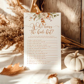 Herfst terracotta Wie weet de bruid beste spel