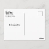 Herfst terug in de gezondheidszorg, chiropractisch briefkaart (Achterkant)