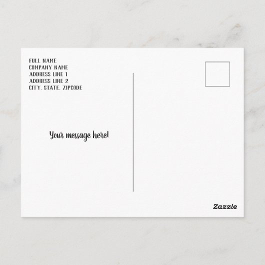 Herfst terug in de gezondheidszorg, chiropractisch briefkaart (Achterkant)