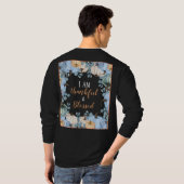 Herfst Thankful and Blessed Long Meve T-shirt (Achterkant volledig)