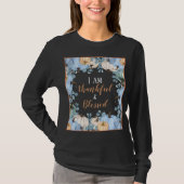Herfst Thankful and Blessed Long Slapes Women's T-shirt (Voorkant)