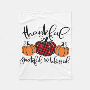 Herfst Thanksg, dankbaar voor zijn complotten en z Fleece Deken