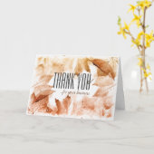 Herfst Thanksgiving Bedankkaarten Zakelijk Kaart (Gele Bloem)