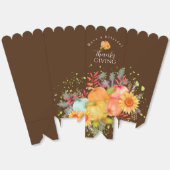 Herfst Thanksgiving Bruin Bedankdoosjes (Ongevouwen)