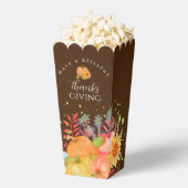 Herfst Thanksgiving Bruin Bedankdoosjes (Popped)