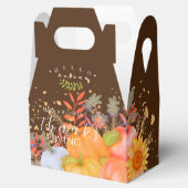 Herfst Thanksgiving Bruin Bedankdoosjes (Geopend)