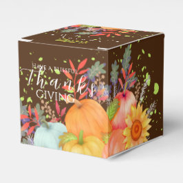 Herfst Thanksgiving Bruin Bedankdoosjes