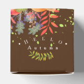 Herfst Thanksgiving Bruin Bedankdoosjes (Bovenkant)