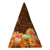 Herfst Thanksgiving Bruin Feesthoedjes (Rechts)