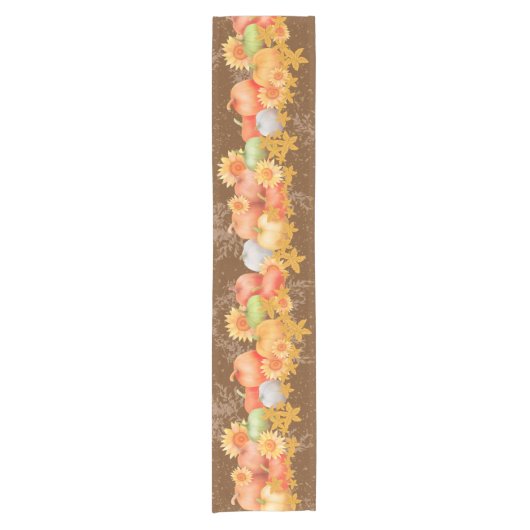 Herfst Thanksgiving Bruine Tafelloper (Voorkant)