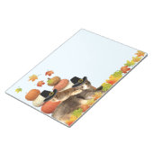 Herfst / Thanksgiving Cat Note Pad Notitieblok (Schuin)