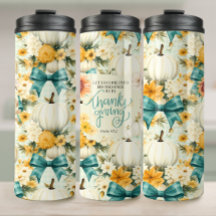 Herfst Thanksgiving Christelijk thema Tumbler
