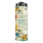 Herfst Thanksgiving Christelijk thema Tumbler Thermosbeker (Voorkant)