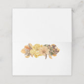 Herfst Thanksgiving Flowers Plaatskaartje (Buitenkant ongevouwen)