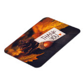 Herfst Thanksgiving Fotografie Pumpkin Fotografie Magneet (Linkerzijde)