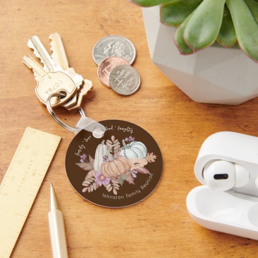 Herfst Thanksgiving Gezinsreünie gunsten Sleutelhanger (Bureau)