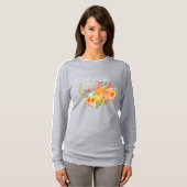 Herfst Thanksgiving Grijs T-shirt (Voorkant volledig)
