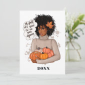 Herfst - Thanksgiving groet Feestdagenkaart (Staand voorkant)