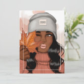 Herfst - Thanksgiving groet Feestdagenkaart (Staand voorkant)