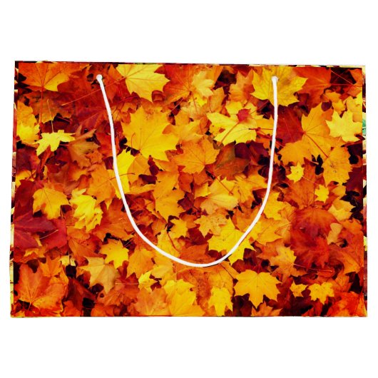 Herfst Thanksgiving Grote Cadeaus Groot Cadeauzakje (Achterkant)