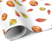 Herfst Thanksgiving Hand-geïllustreerde rustieke H Cadeaupapier (Rol Hoek)