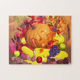Herfst Thanksgiving Harvest Legpuzzel