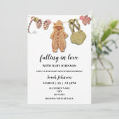 Herfst Thanksgiving herfst baby shower uitnodiging (Staand voorkant)