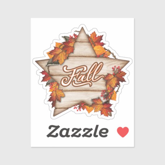 Herfst Thanksgiving herfst oogst pompoen kruiden p Sticker (Vel)