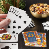 Herfst Thanksgiving Herfst Oogst Spiraal Notebook Pokerkaarten (Insitu)