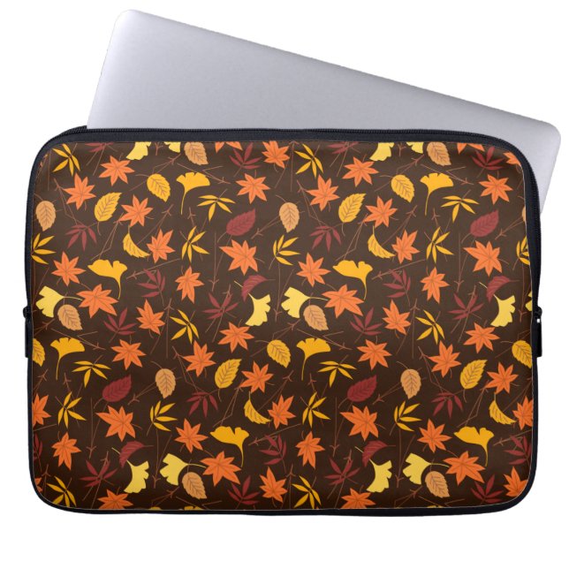 Herfst Thanksgiving Maple Laptop Sleeve (Voorkant)
