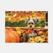 Herfst Thanksgiving - Max - Yorkie Deurmat (Voorkant)