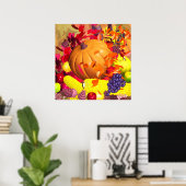 Herfst Thanksgiving Oogst Poster (Thuiskantoor)