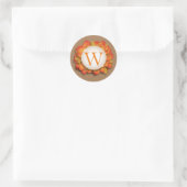 Herfst Thanksgiving Oranje Bladeren Stickers (Tas)