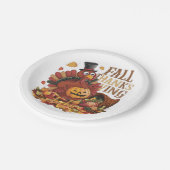 herfst THANKSGIVING Papieren Bordje (Gekanteld)