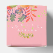 Herfst Thanksgiving PInk Bedankdoosjes (Bovenkant)