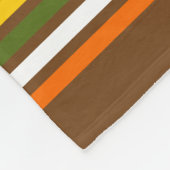 Herfst Thanksgiving pompoen, bessen en strepen Fleece Deken (Hoek)