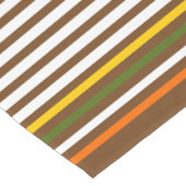 Herfst Thanksgiving pompoen, bessen en strepen Korte Tafelloper (Hoek)